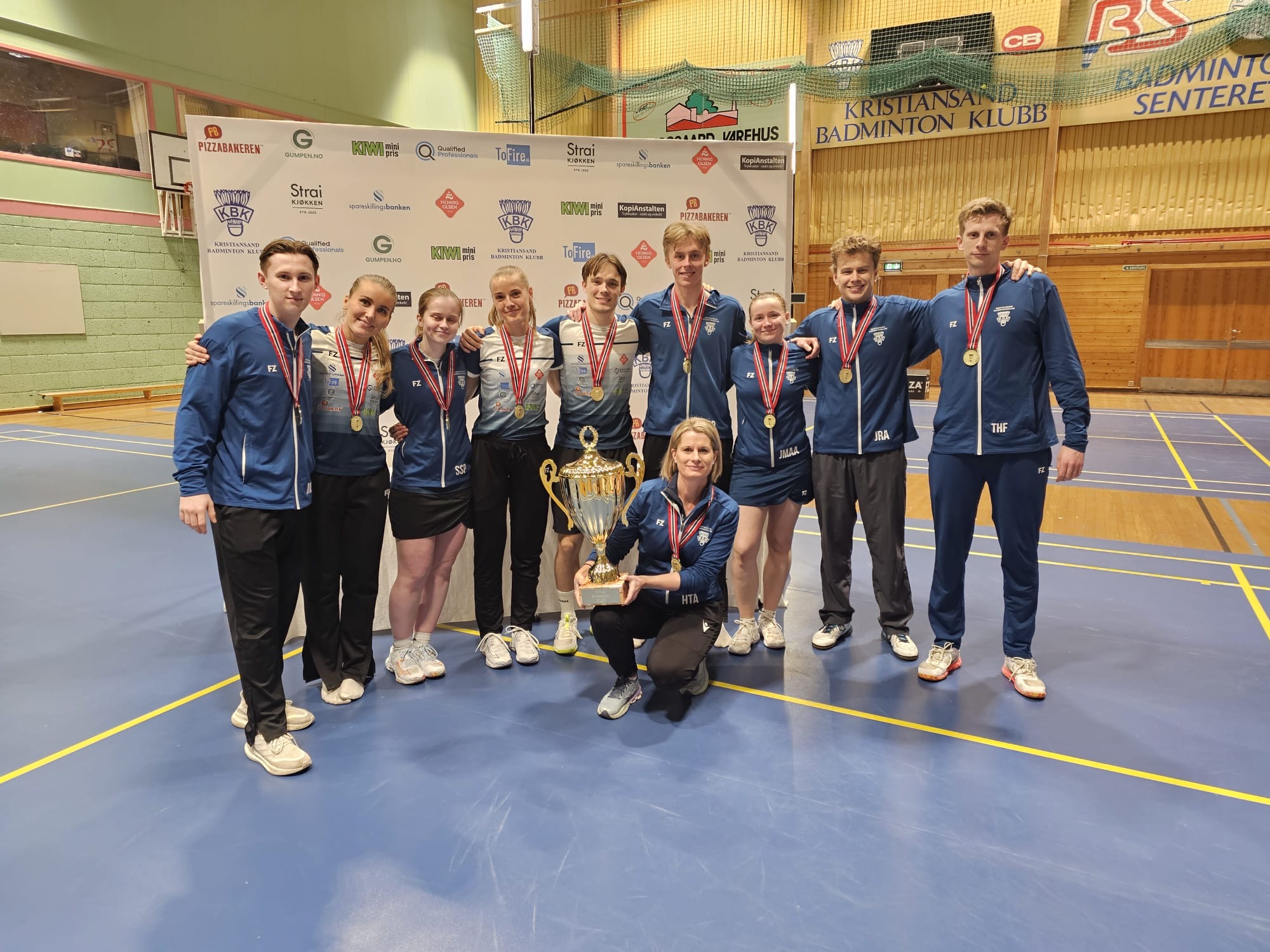 Kristiansand med sitt 25. NM-gull for lag