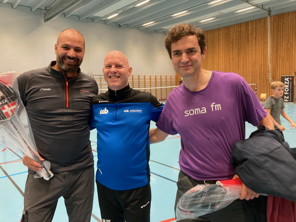 Fra venstre: Marco Elsafadi, Hans Jarle Einarsen, Endre Tvinnereim. 
Foto: Vestland Idrettskrets v/Anne-Kristine Aass