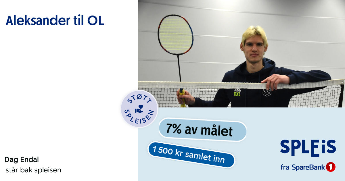 Oppretter OL-spleis for Aleksander
