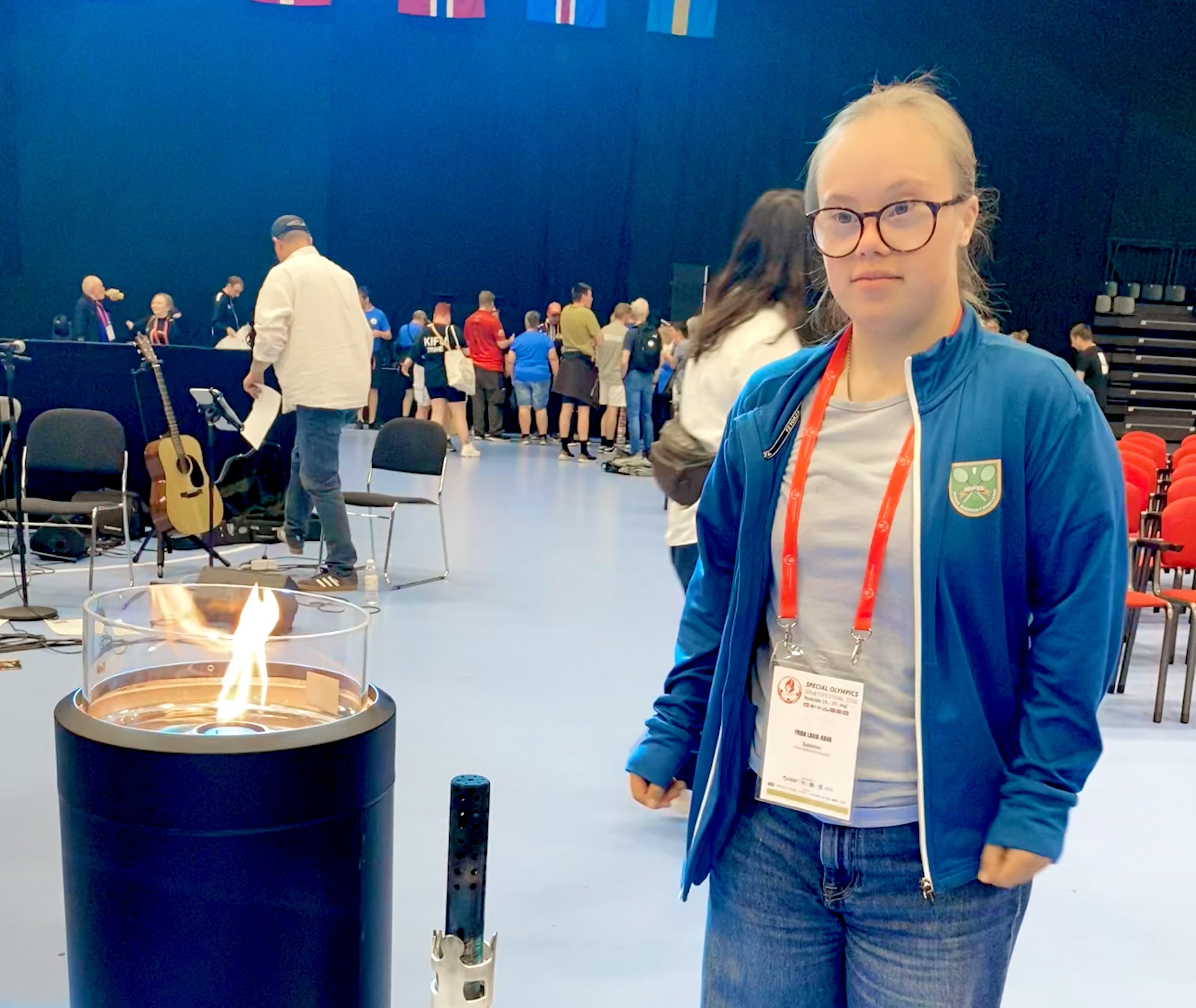 Sliten, men lykkelig etter Special Olympics